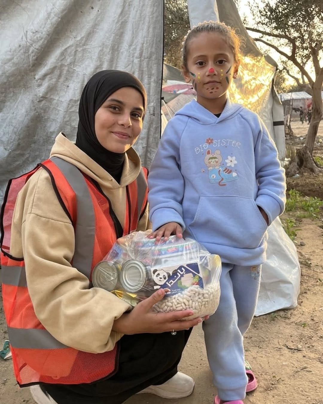 Community food support initiative organized by the Activit team in Gaza
